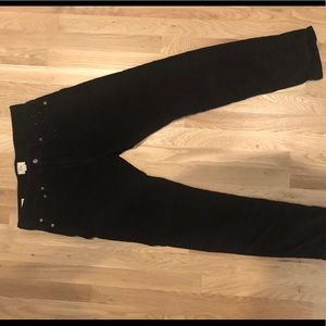 J crew black corduroy pants